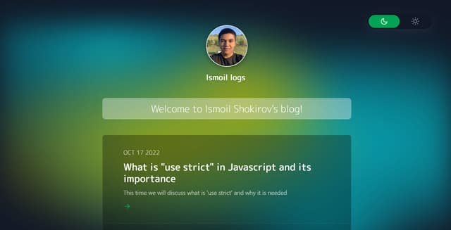 Create a dark/light theme in ReactJS